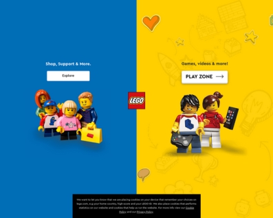 Official LEGO websites - Brickwebsites.com